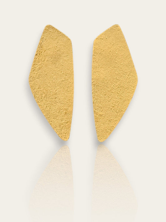 Aros Petra M Dorado - Piel de Cactus Folia Textil - Phibra